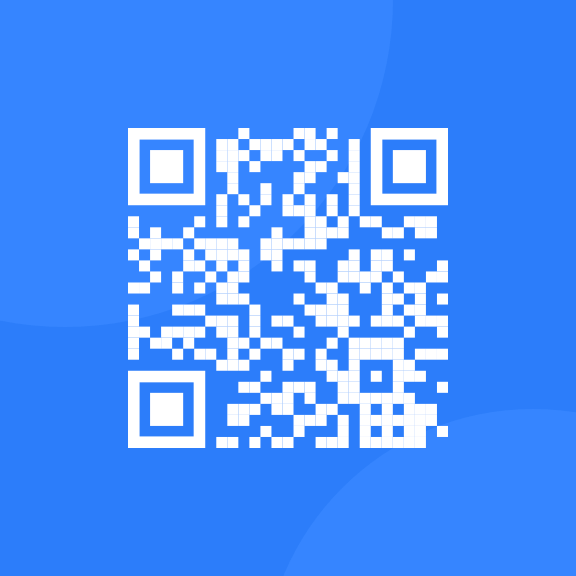 QR code directing you to the frontend mentor website